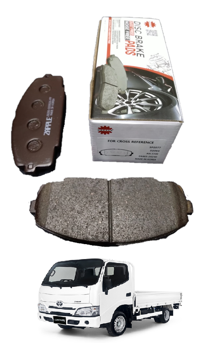 Zapple Disc Brake Pad SP2077, D2064, AN-334K, 04465-26240