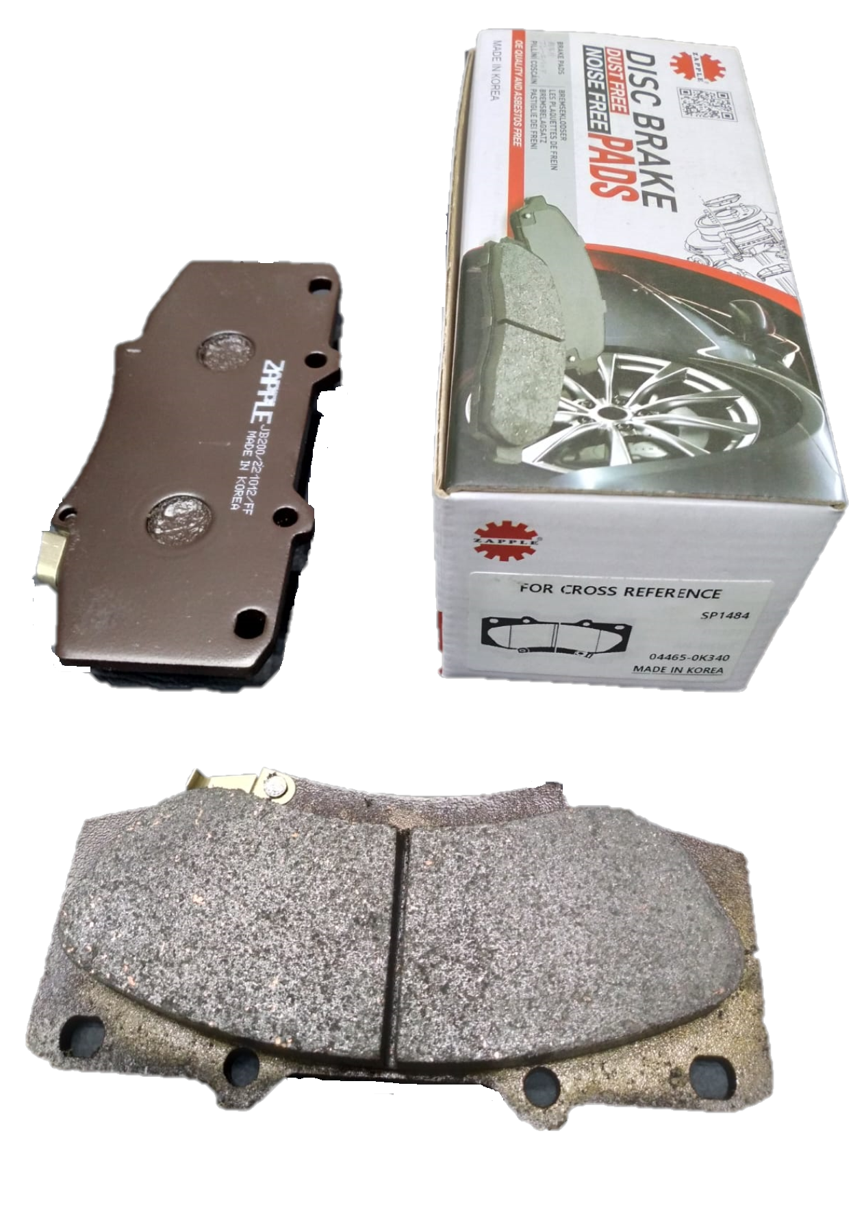 Zapple Disc Brake Pad SP1484, 04465-0K340