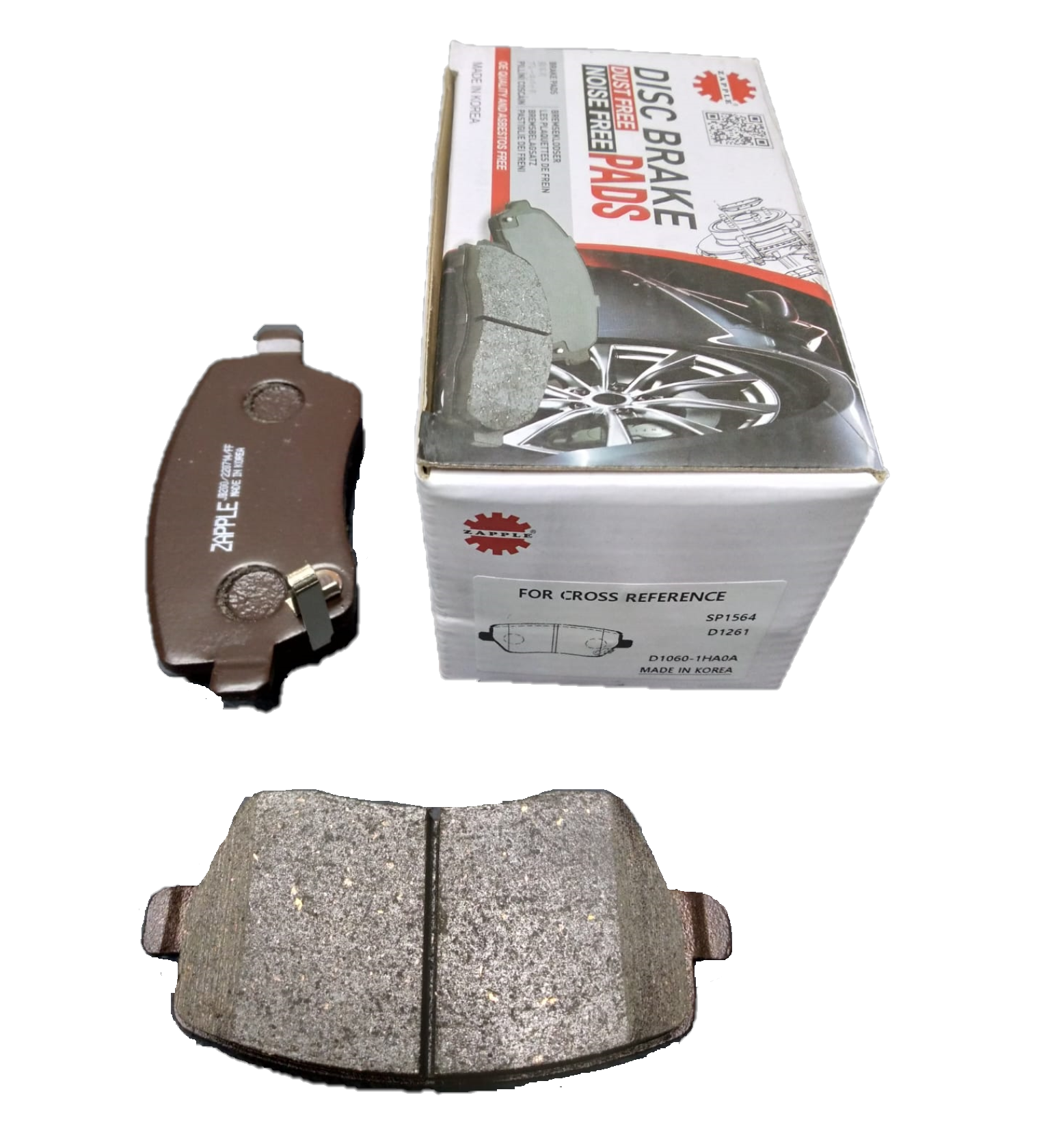 Zapple Disc Brake Pad SP1564, D1261, D1060-1HA0A