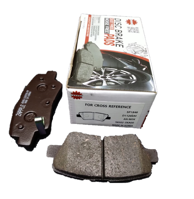 Zapple Disc Brake Pad SP1846, D11266M, AN-965K, 58302-3XA00