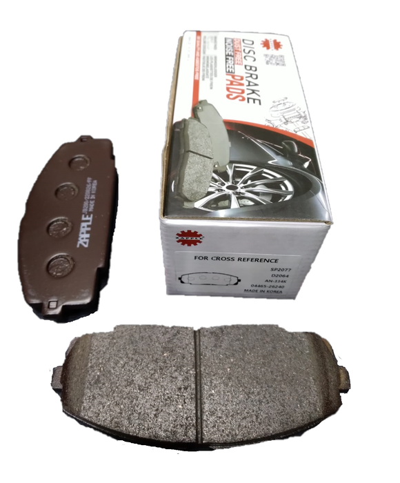 Zapple Disc Brake Pad SP2077, D2064, AN-334K, 04465-26240