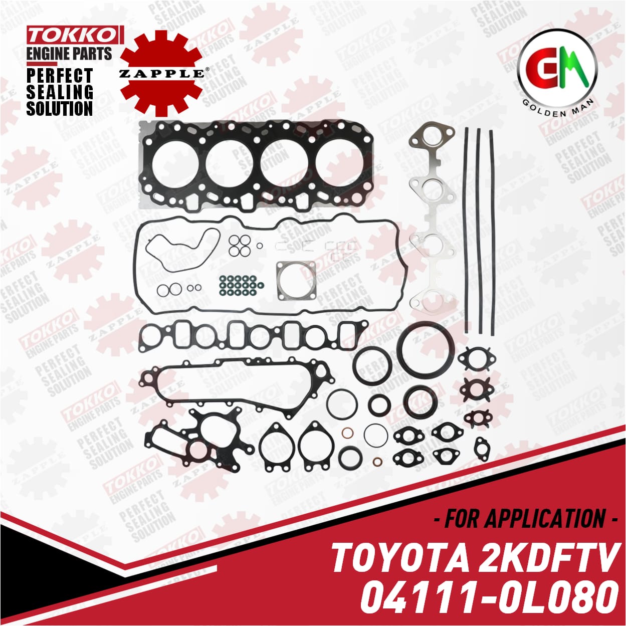 Engine Cylinder Head Gasket – Tokko Engine Parts TOYOTA 2KDFTV | 04111-0L080