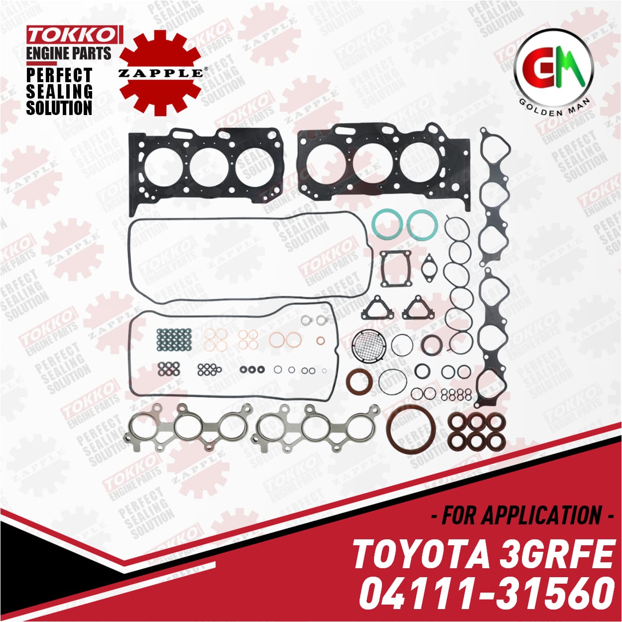 Engine Cylinder Head Gasket – Tokko Engine Parts TOYOTA 3GRFE | 04111-31560