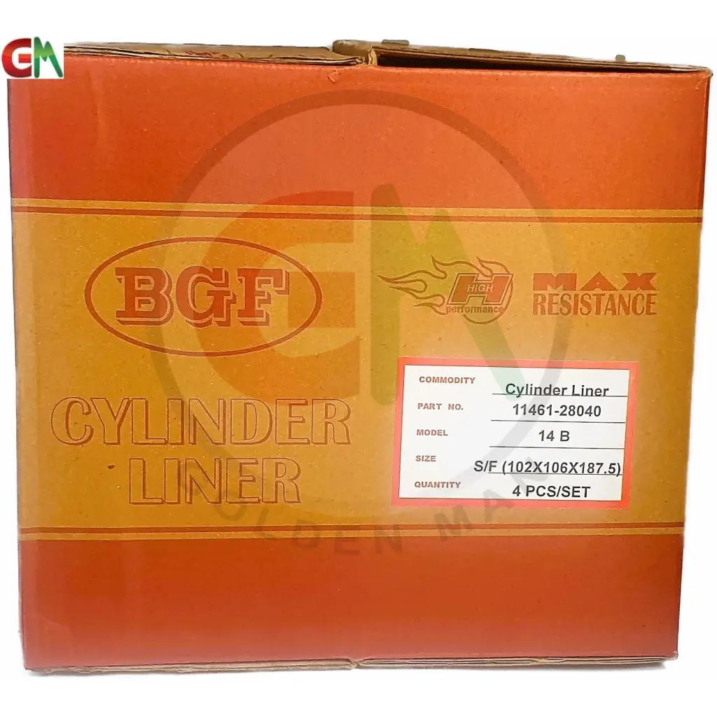 Golden Man BGF Car Engine Cylinder Liner/Sleeve -