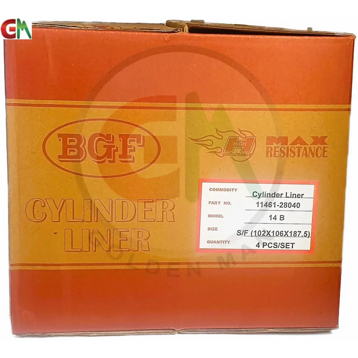 Golden Man BGF Car Engine Cylinder Liner/Sleeve -