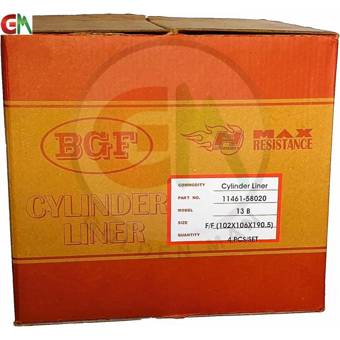 Golden Man BGF Car Engine Cylinder Liner/Sleeve -