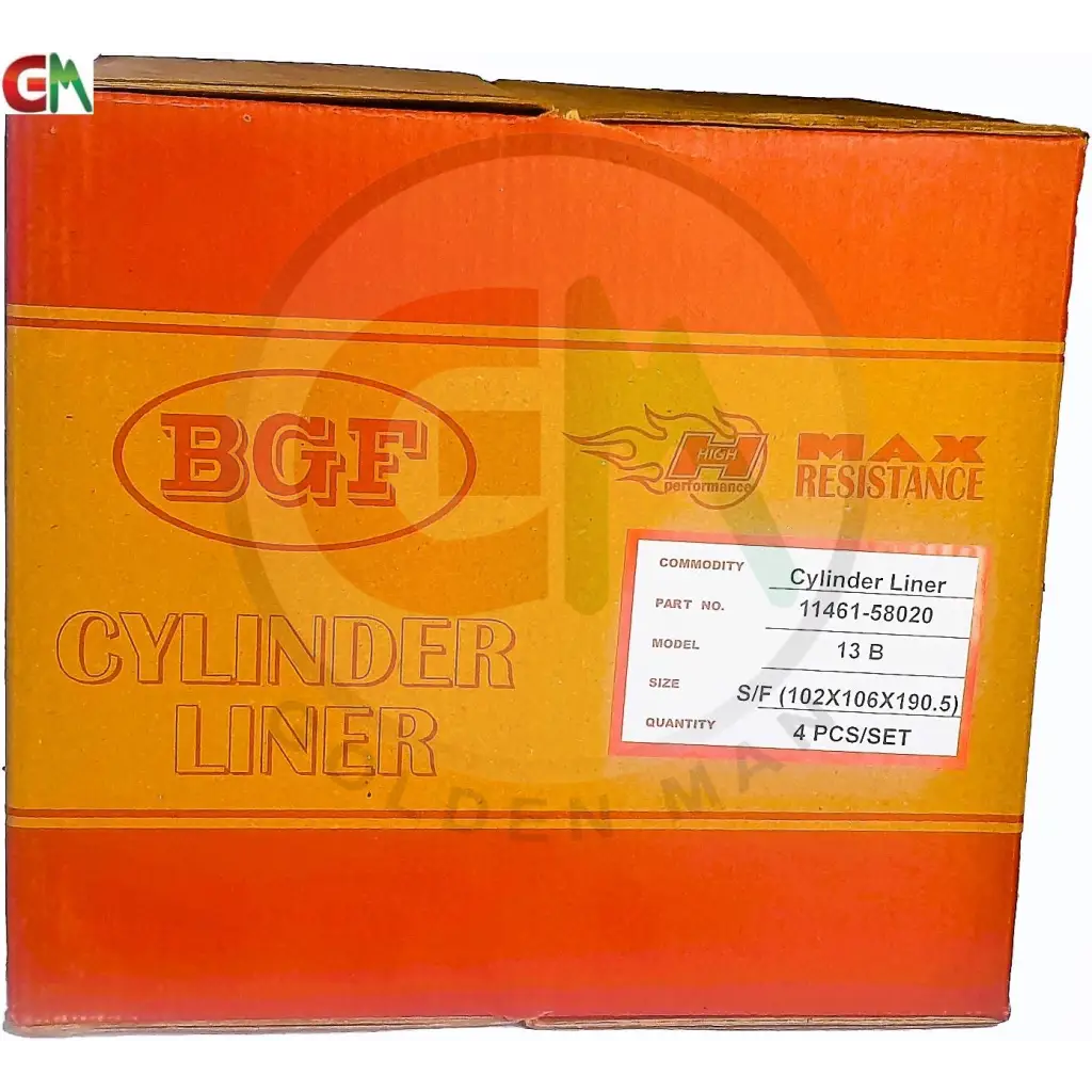 Golden Man BGF Car Engine Cylinder Liner/Sleeve -