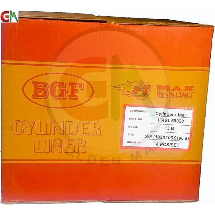 Golden Man BGF Car Engine Cylinder Liner/Sleeve -