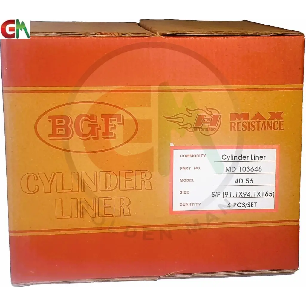 Golden Man BGF Car Engine Cylinder Liner/Sleeve - MD103648
