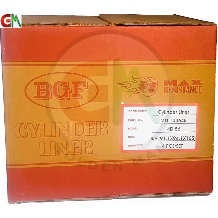 Golden Man BGF Car Engine Cylinder Liner/Sleeve - MD103648