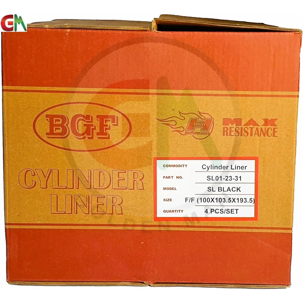 Golden Man BGF Car Engine Cylinder Liner/Sleeve - SL01-23-31