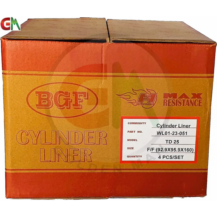 Golden Man BGF Car Engine Cylinder Liner/Sleeve -