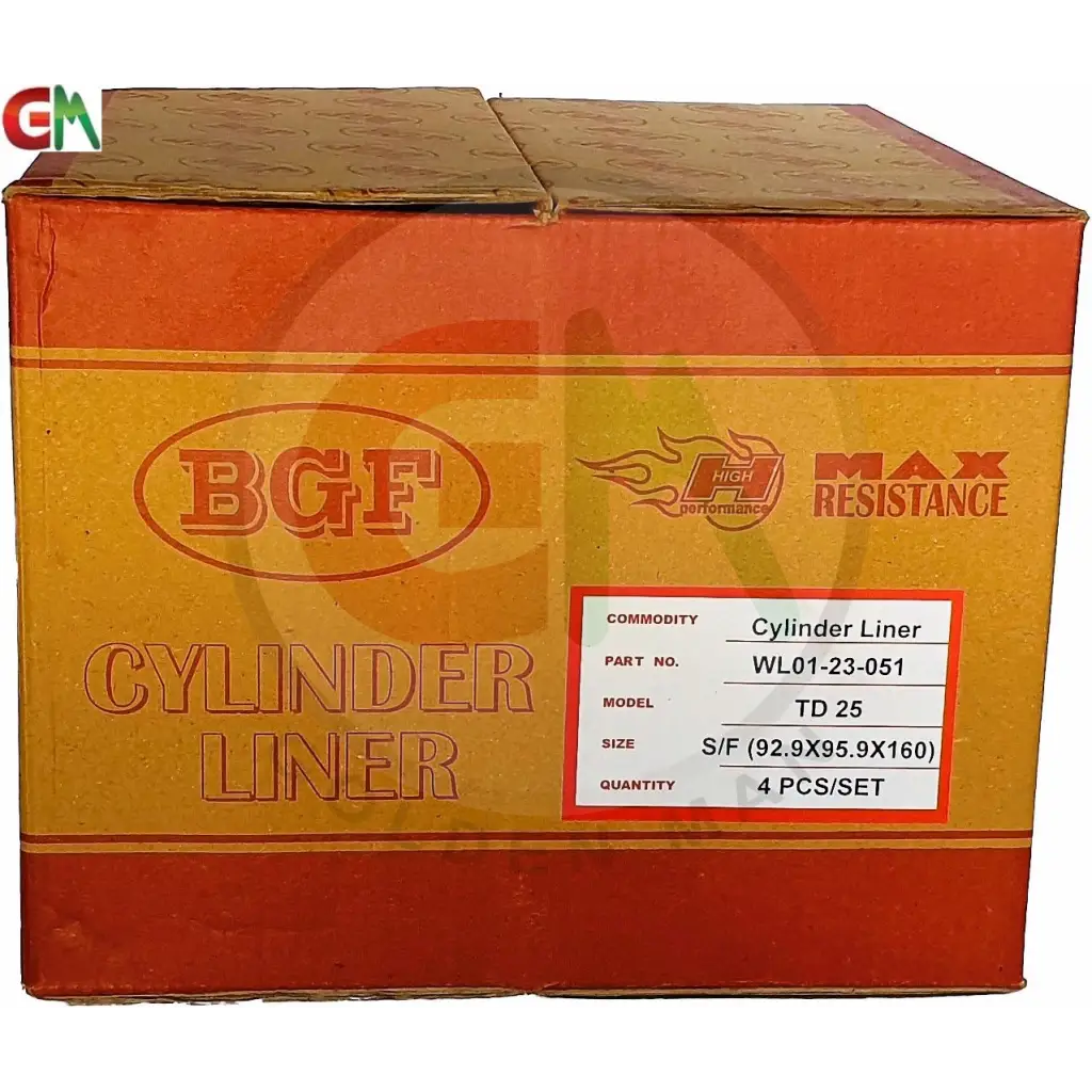 Golden Man BGF Car Engine Cylinder Liner/Sleeve -
