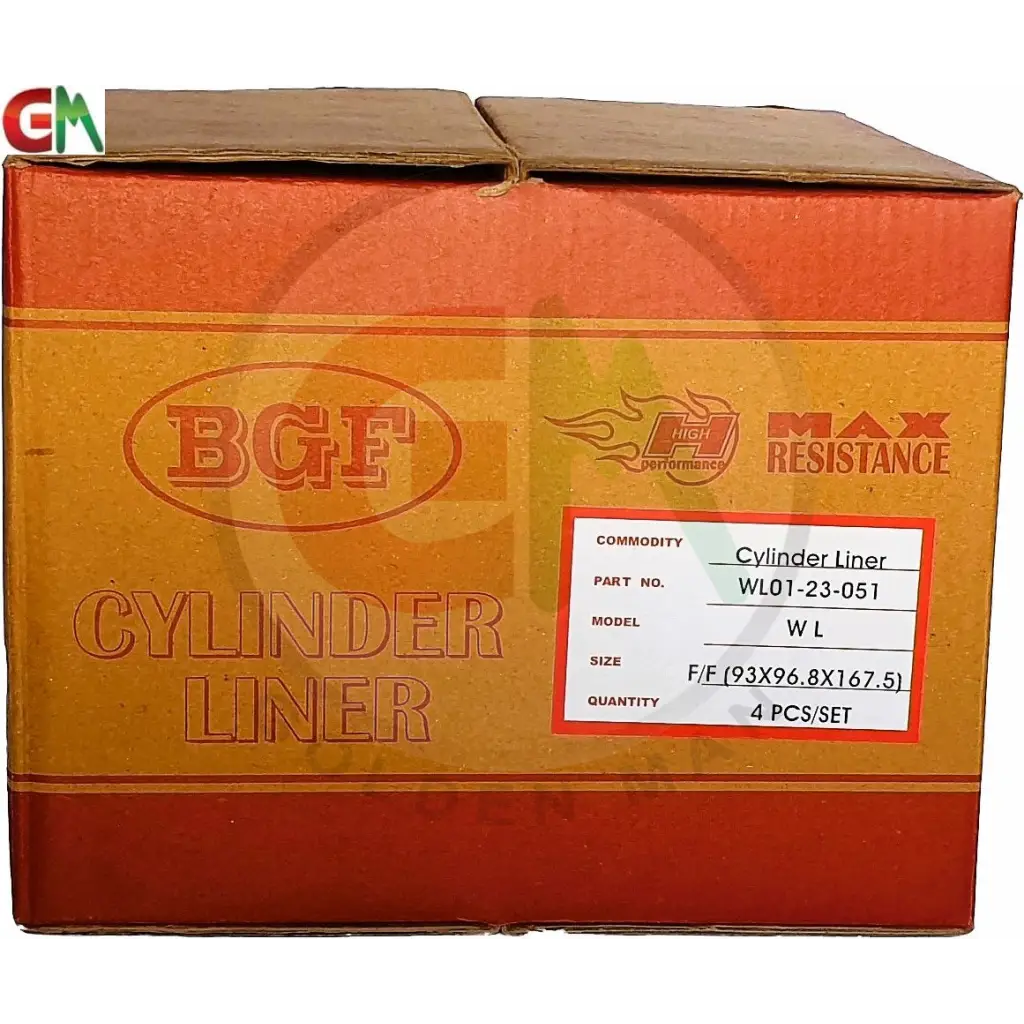 Golden Man BGF Car Engine Cylinder Liner/Sleeve -