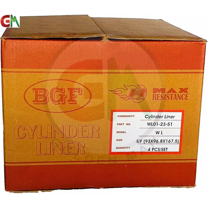 Golden Man BGF Car Engine Cylinder Liner/Sleeve - WL01-23-51