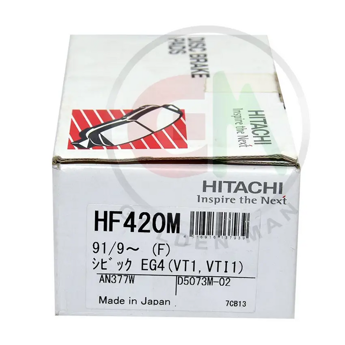 Hitachi Disc Brake Pads - HF420M - Disc Brake Pads