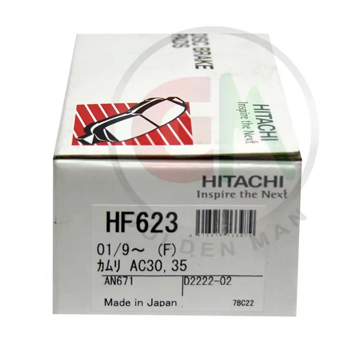 Hitachi Disc Brake Pads - HF623 - Disc Brake Pads