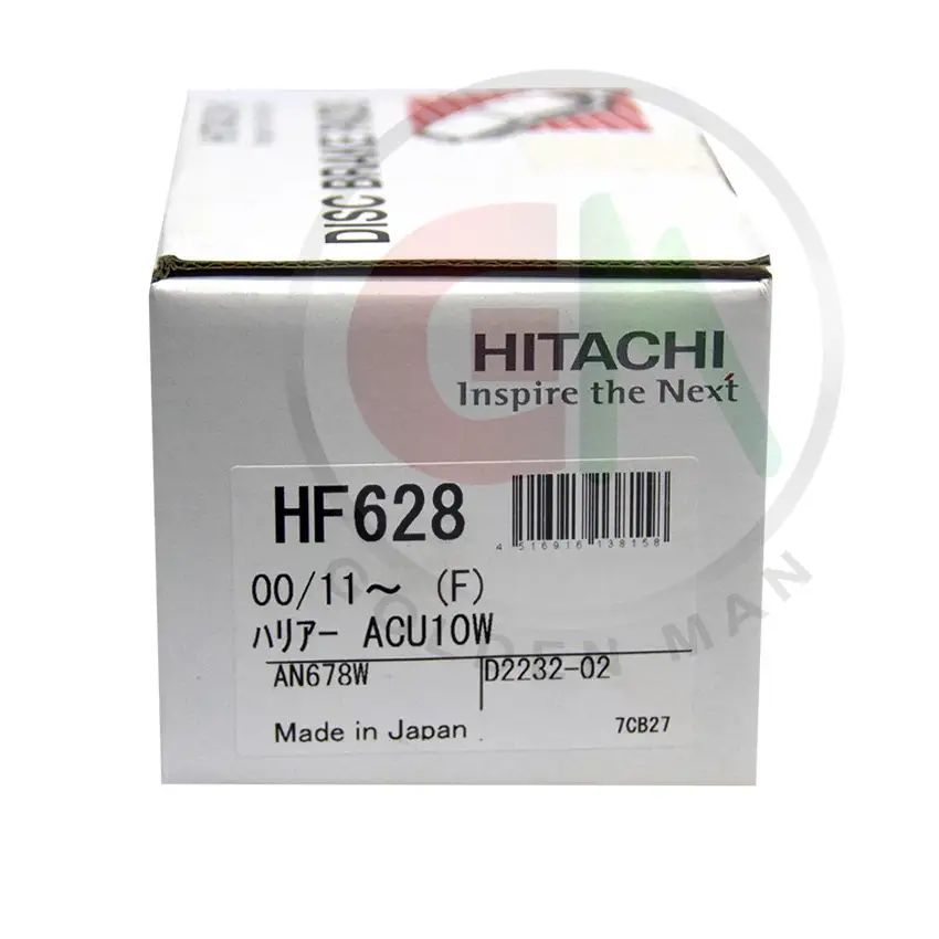 Hitachi Disc Brake Pads - HF628 - Disc Brake Pads