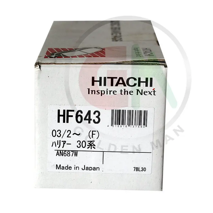 Hitachi Disc Brake Pads - HF643 - Disc Brake Pads