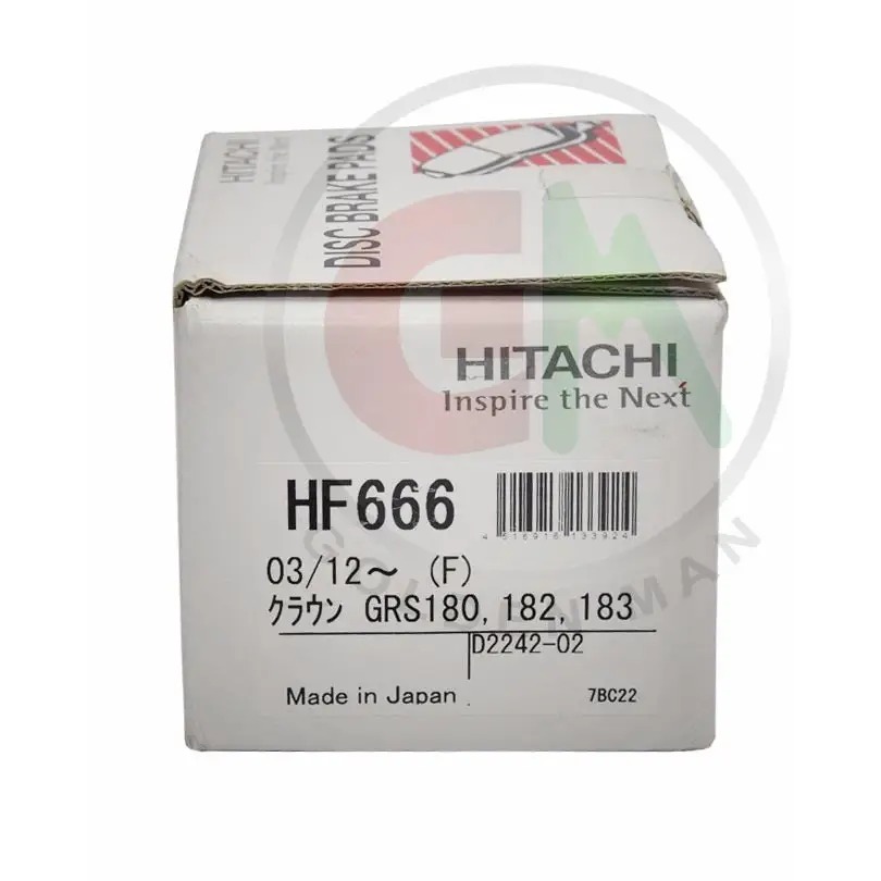 Hitachi Disc Brake Pads - HF666 - Disc Brake Pads