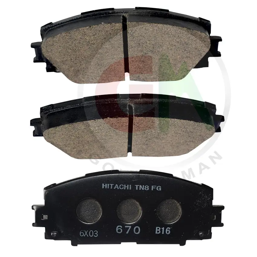Hitachi Disc Brake Pads - HF670 - Disc Brake Pads