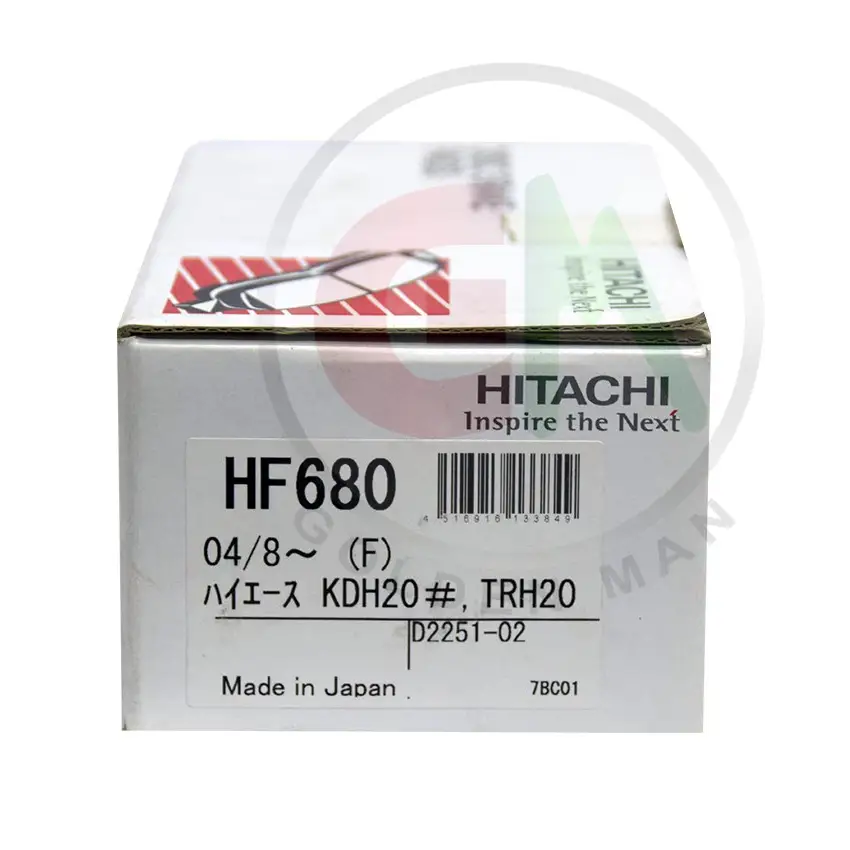 Hitachi Disc Brake Pads - HF680 - Disc Brake Pads