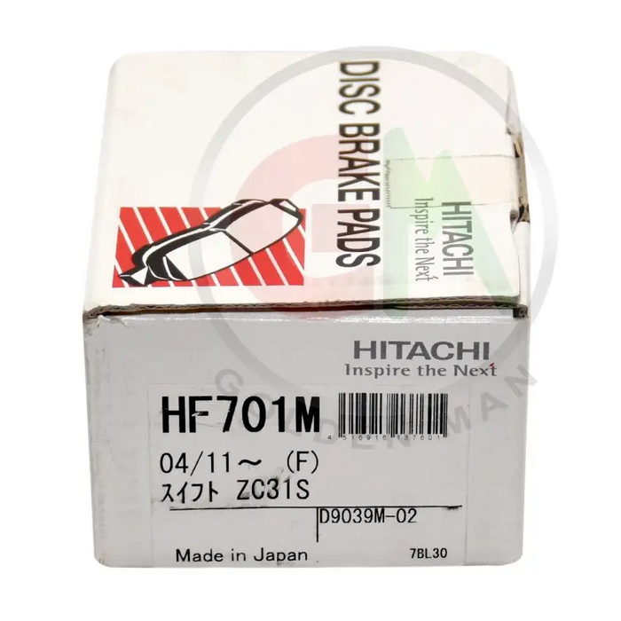 Hitachi Disc Brake Pads - HF701M - Disc Brake Pads