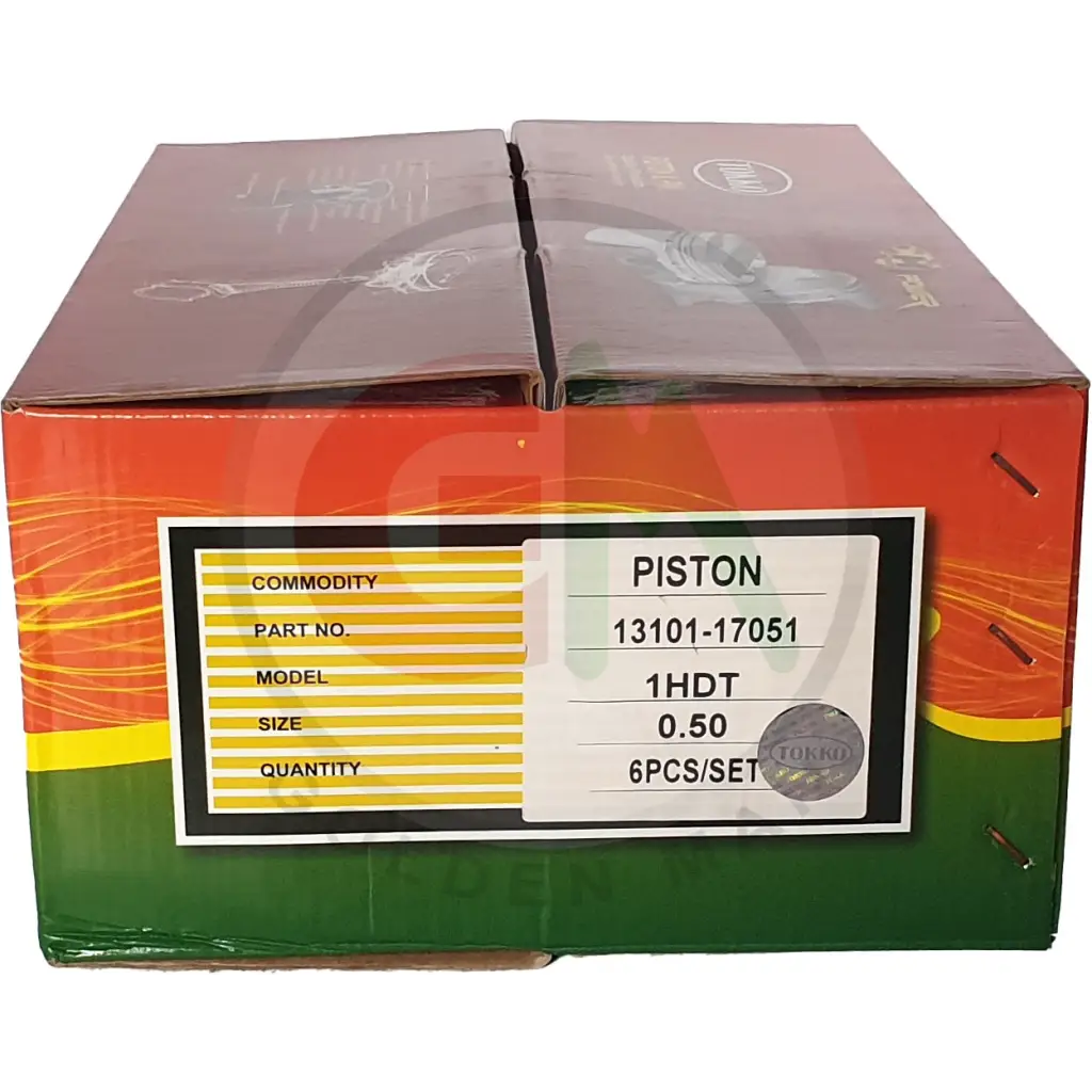 Tokko Car Piston - 13101-17051 1HDT 0.50 - Car Piston
