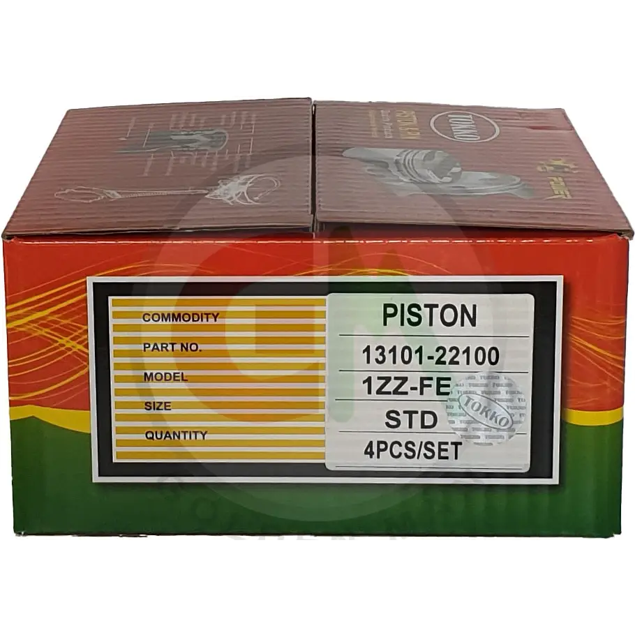 Tokko Car Piston - 13101-22100 1ZZ-FE STD - Car Piston