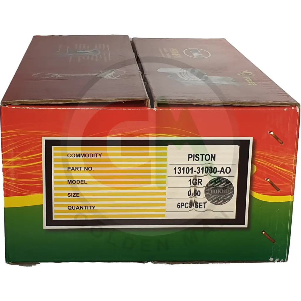 Tokko Car Piston - 13101-31030-AO 1GR 0.50 - Car Piston