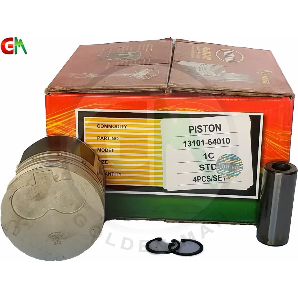 Tokko Car Piston - 13101-64010 1C STD - Car Piston
