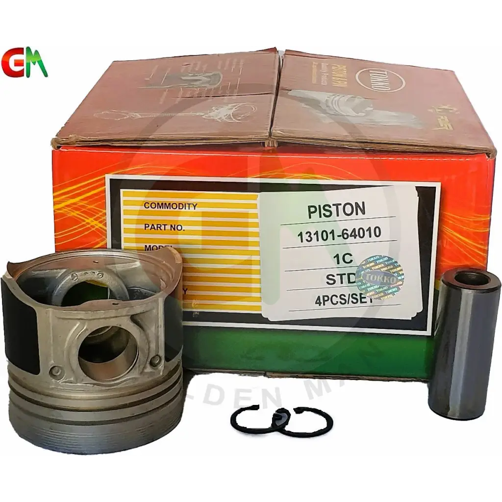 Tokko Car Piston - 13101-64010 1C STD - Car Piston