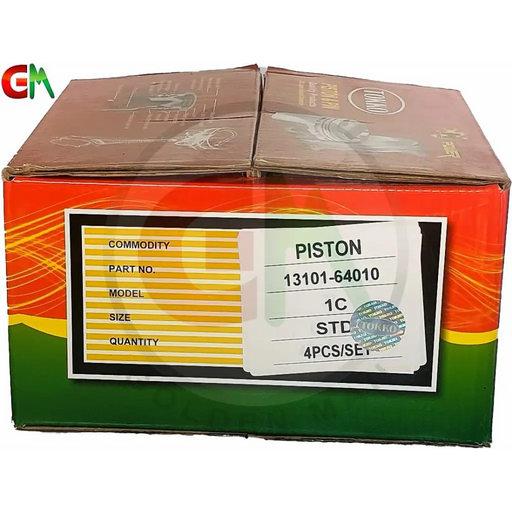 Tokko Car Piston - 13101-64010 1C STD - Car Piston