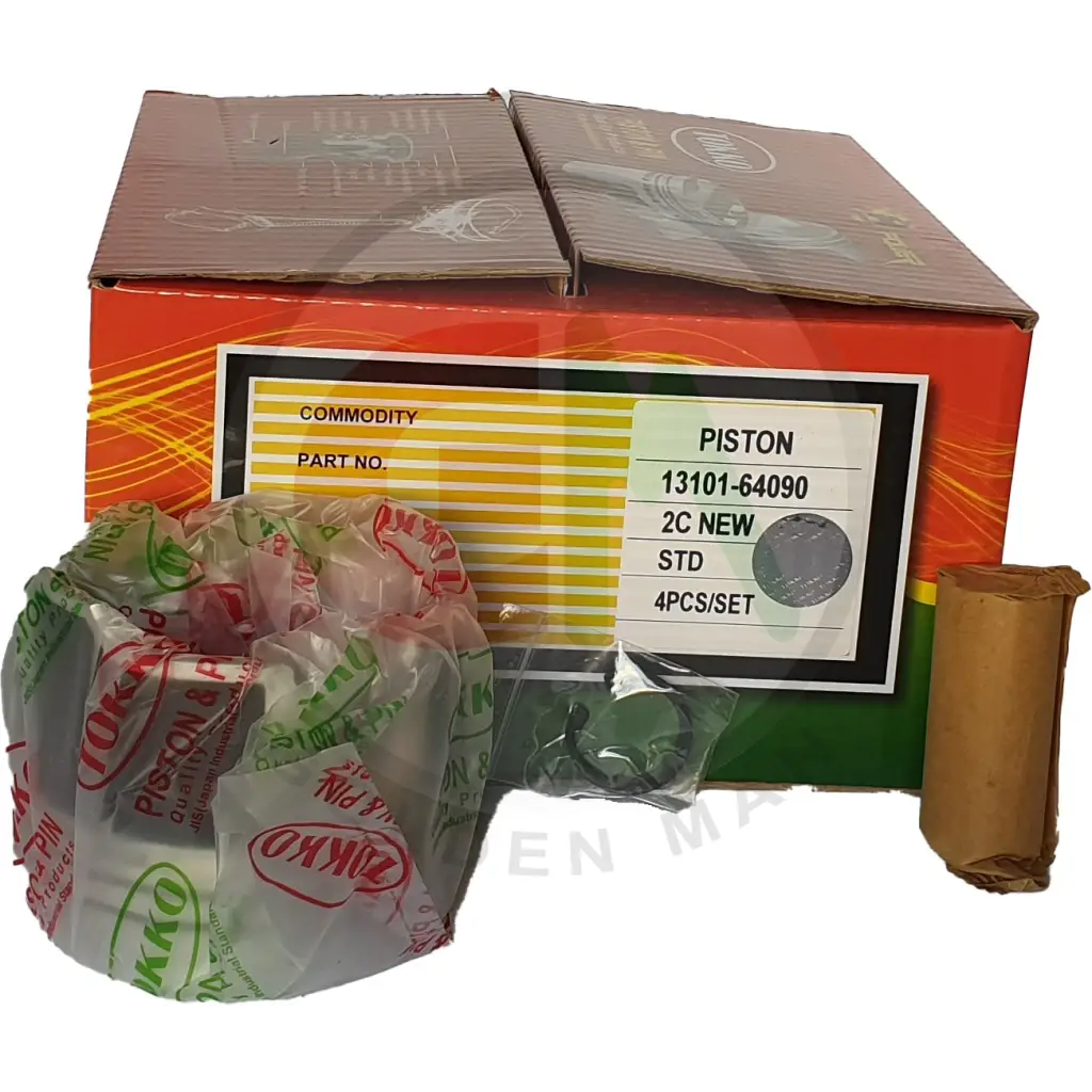 Tokko Car Piston - 13101-64090 2C NEW STD - Car Piston