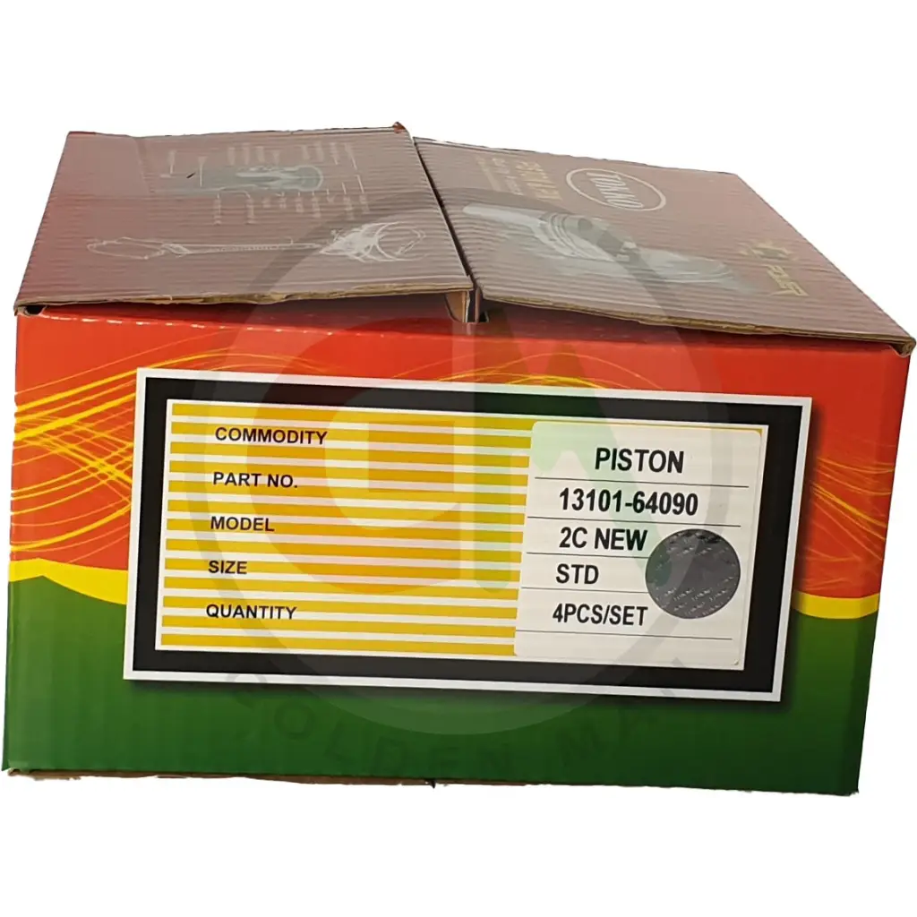 Tokko Car Piston - 13101-64090 2C NEW STD - Car Piston