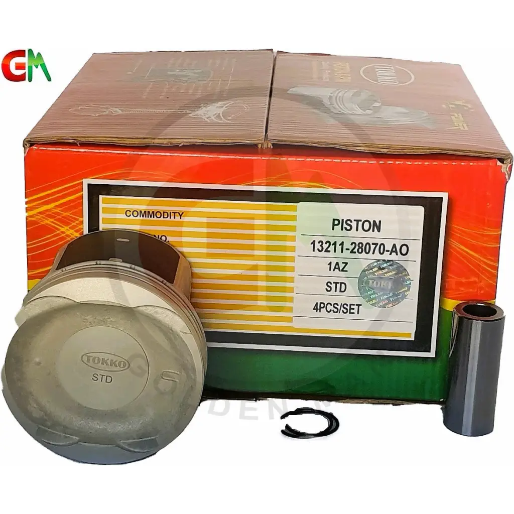 Tokko Car Piston - 13211-28070-A0 1AZ STD - Car Piston