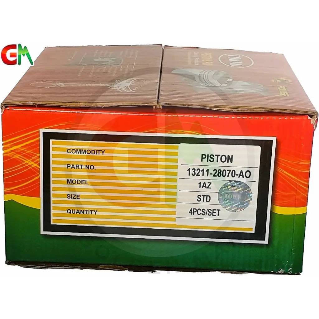 Tokko Car Piston - 13211-28070-A0 1AZ STD - Car Piston