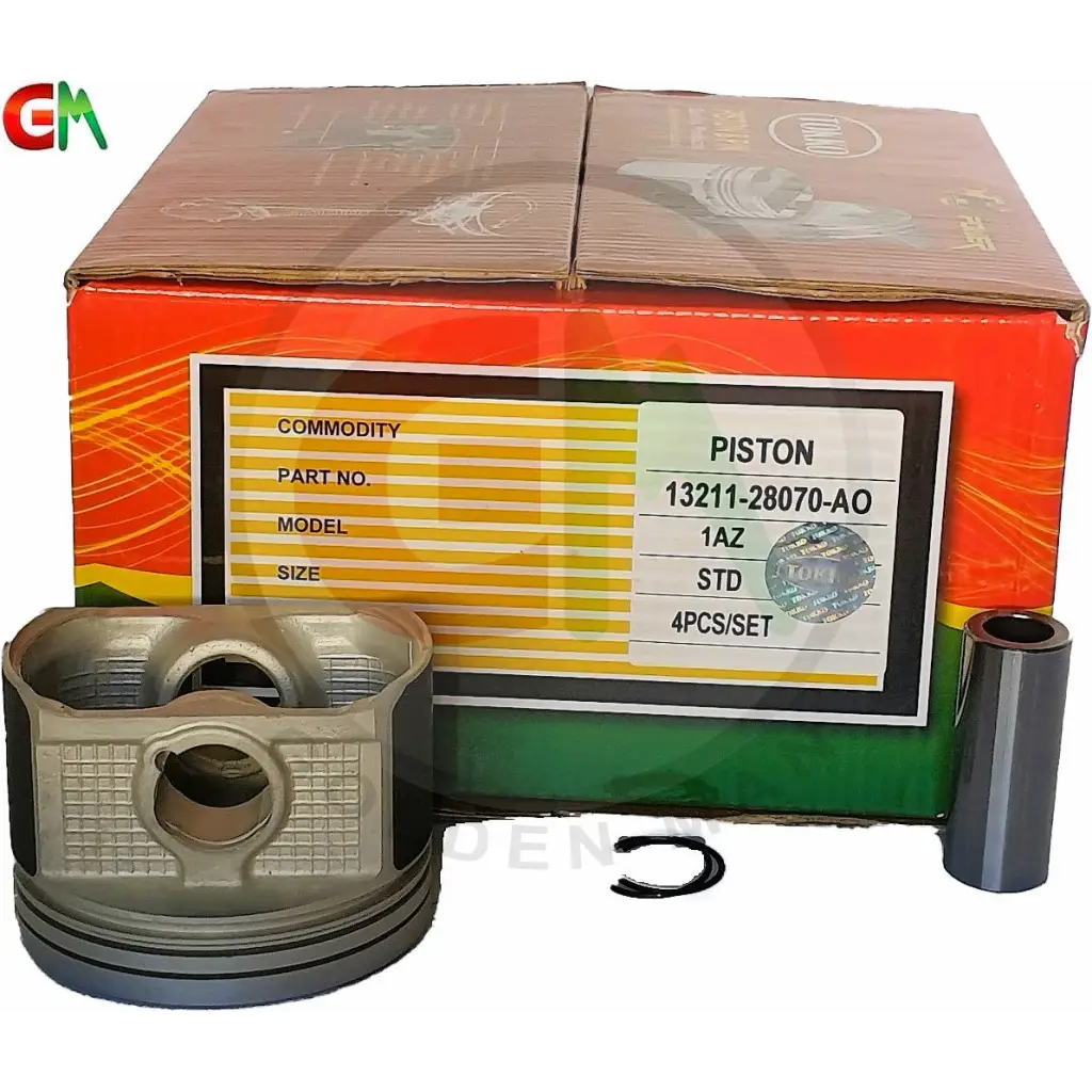 Tokko Car Piston - 13211-28070-A0 1AZ STD - Car Piston