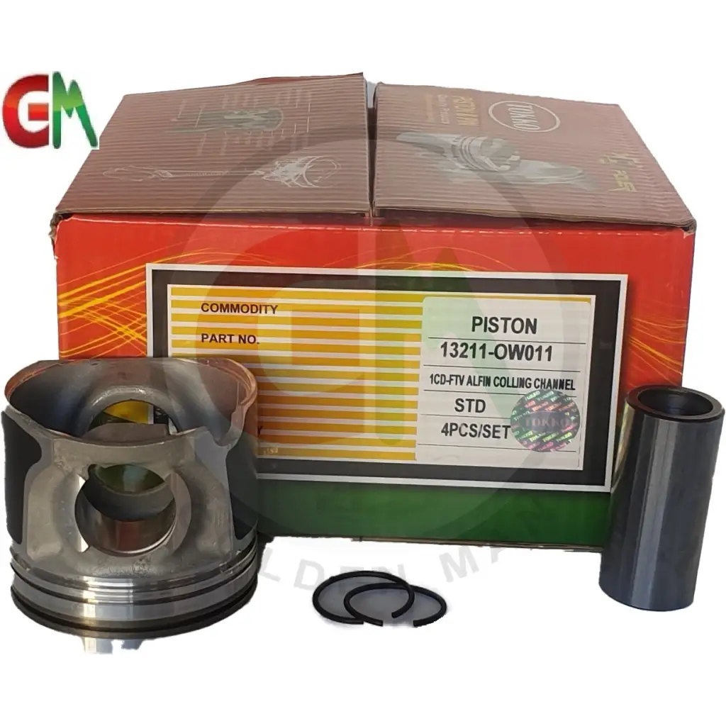Tokko Car Piston - 13211-OW011 1CD-FTV ALFIN COLLING CHANNEL