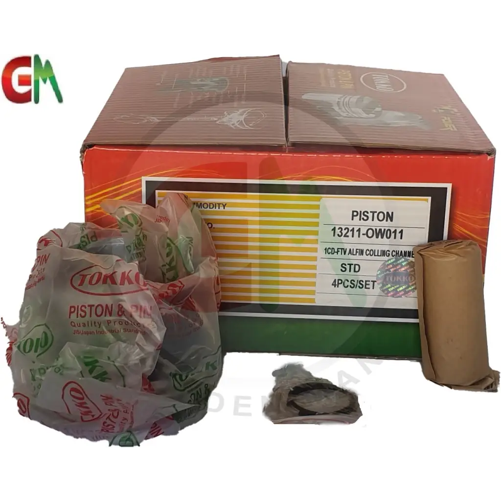 Tokko Car Piston - 13211-OW011 1CD-FTV ALFIN COLLING CHANNEL