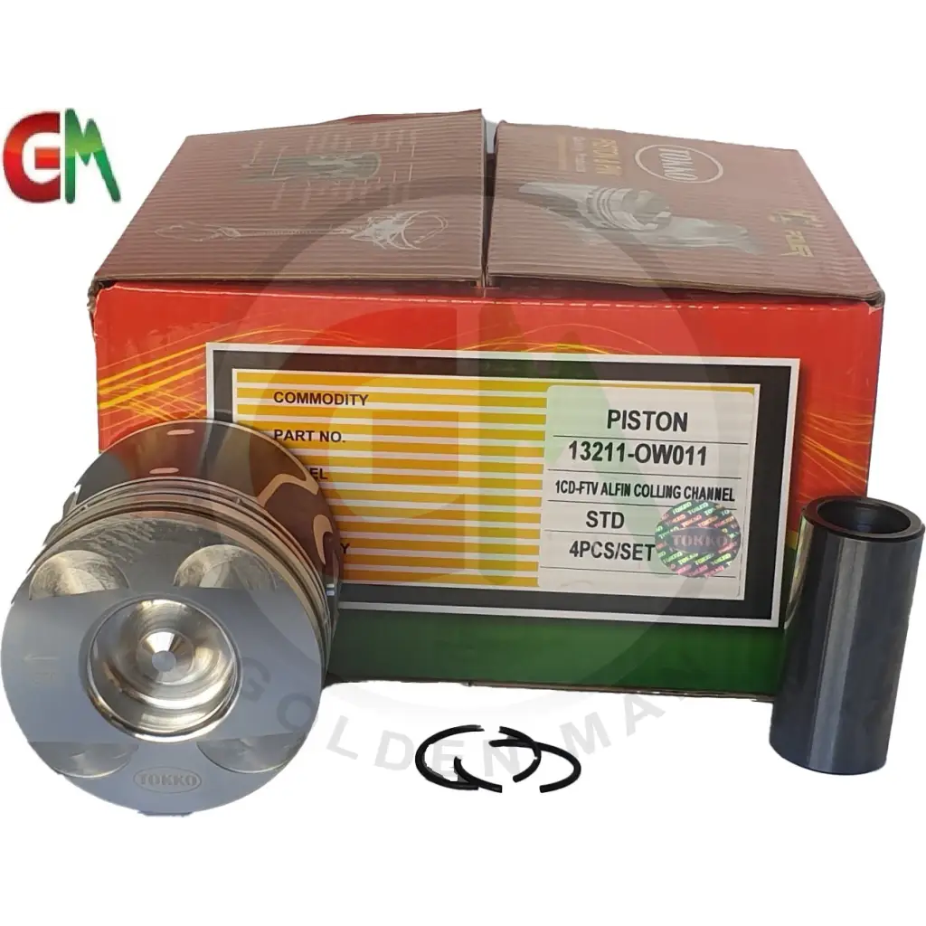 Tokko Car Piston - 13211-OW011 1CD-FTV ALFIN COLLING CHANNEL