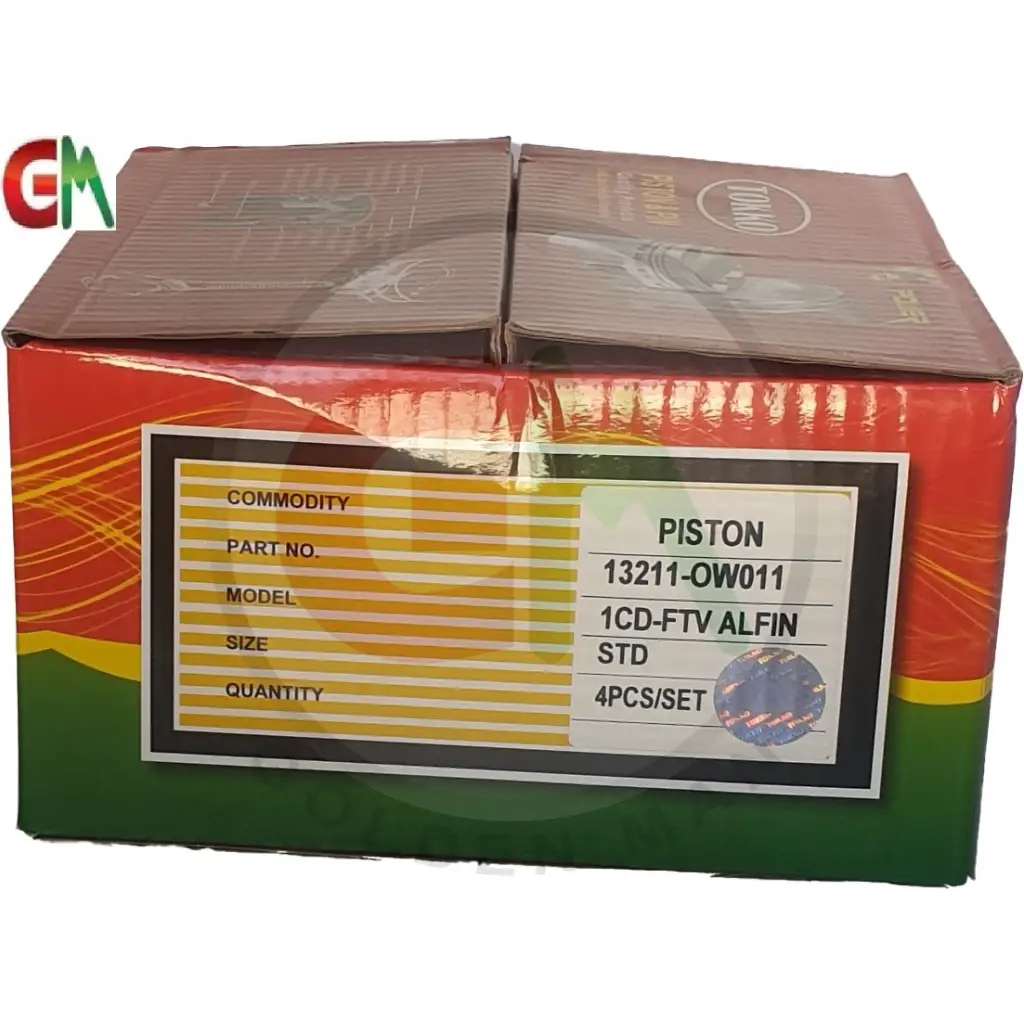 Tokko Car Piston - 13211-OW011 1CD-FTV ALFIN STD - Car