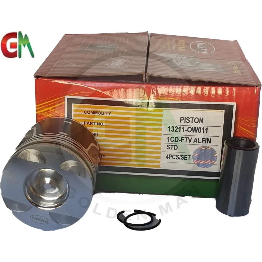 Tokko Car Piston - 13211-OW011 1CD-FTV ALFIN STD - Car