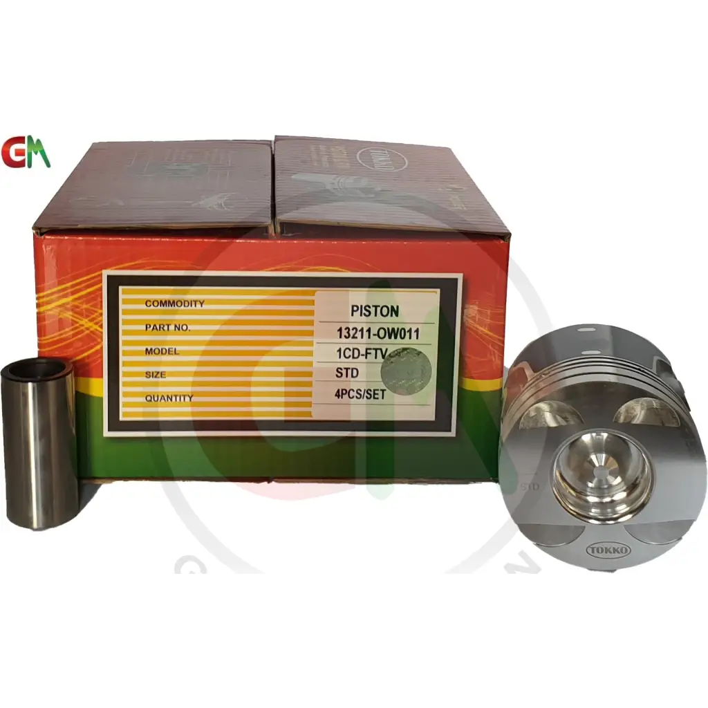 Tokko Car Piston - 13211-OW011 1CD-FTV STD - Car Piston