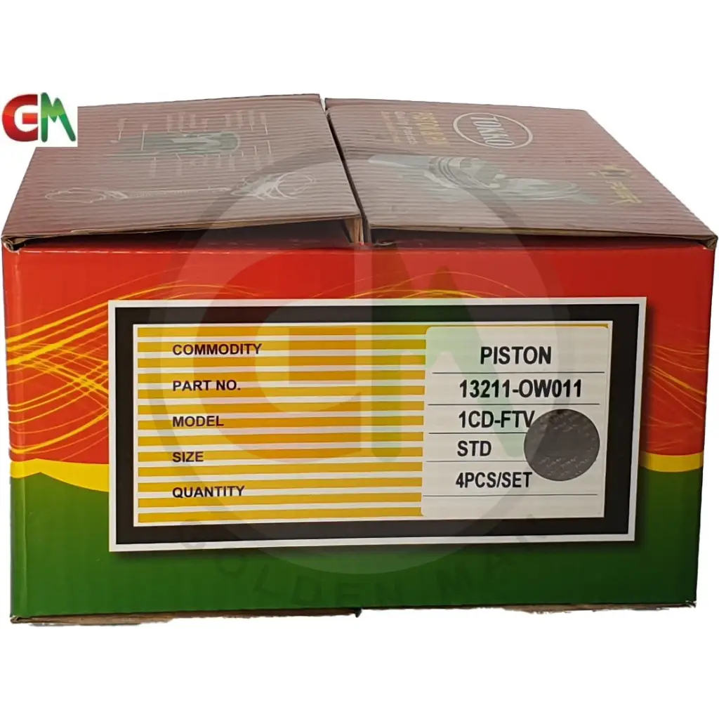 Tokko Car Piston - 13211-OW011 1CD-FTV STD - Car Piston