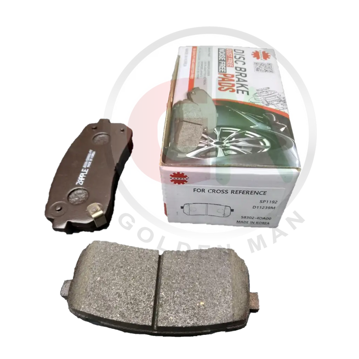 Zapple Disc Brake Pad SP1192 D11239M 58302-4DA00