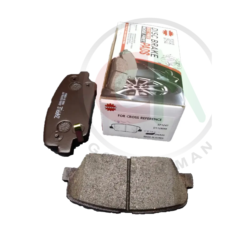 Zapple Disc Brake Pad SP1247 D11280 58302-2WA00