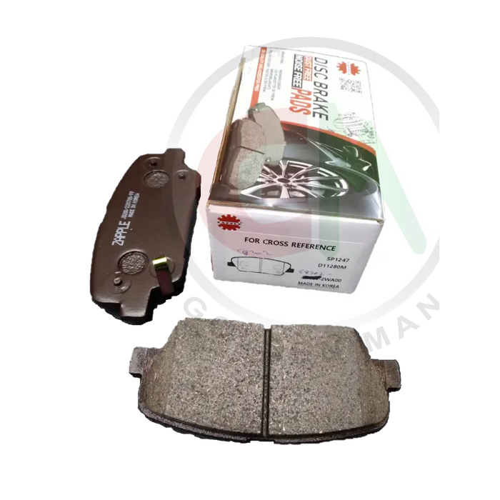 Zapple Disc Brake Pad SP1247 D11280 58302-2WA00