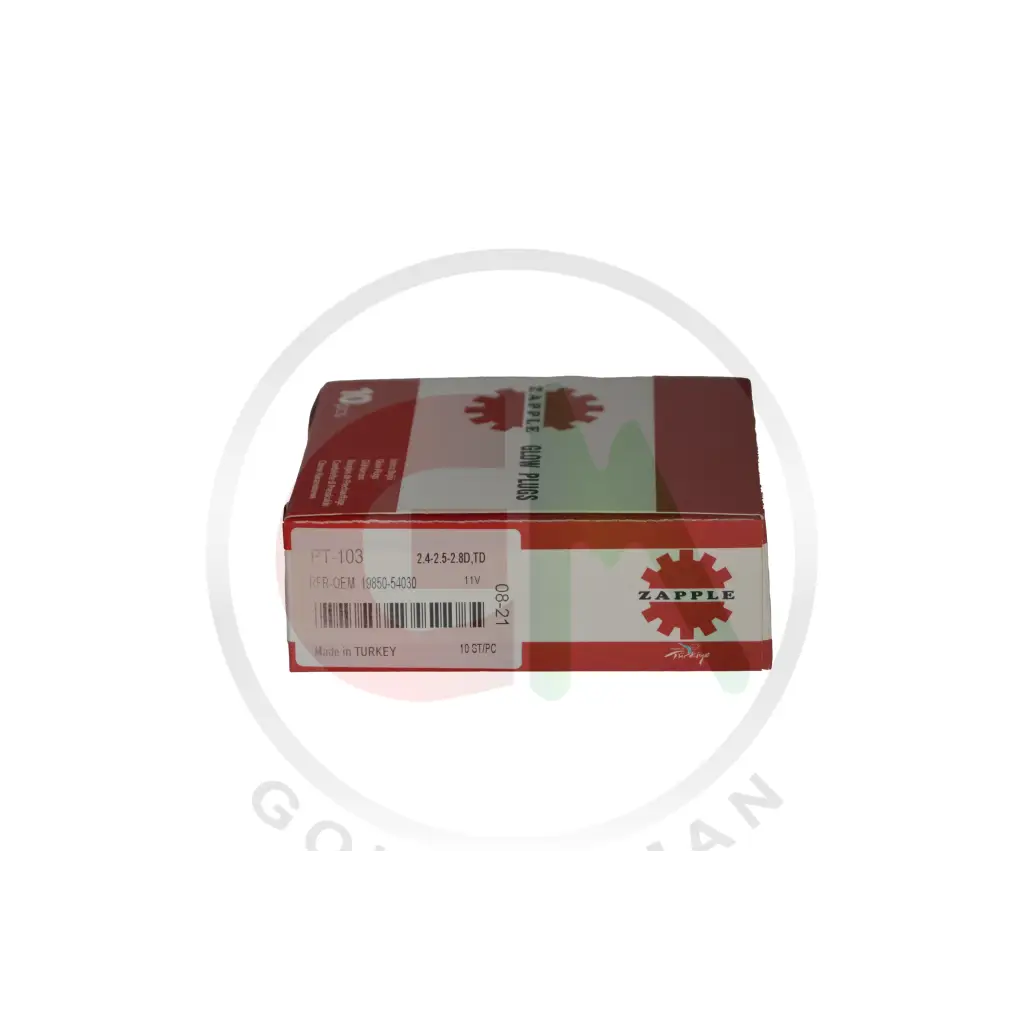 Zapple Glow Plugs - PRF-OEM 19850-54030 (PT-103) - Glow