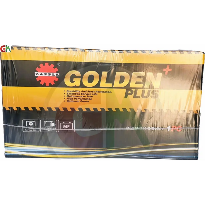 Zapple Golden Plus Car Battery - DIN100MF 12V100AH - Car